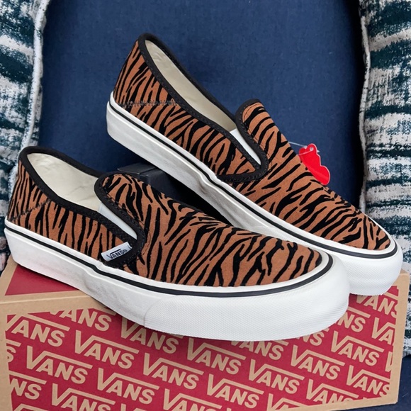 Vans Slip-On Sf Animal Stripes Black Marshmallow WMNS - Picture 7 of 16